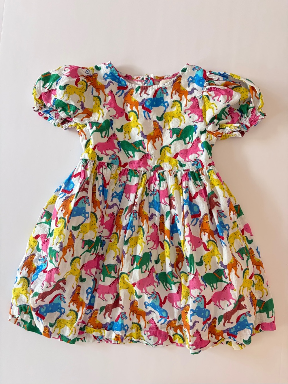 Mini Boden colorful horse dress